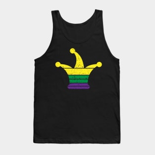 Jester hat mardi gras Tank Top